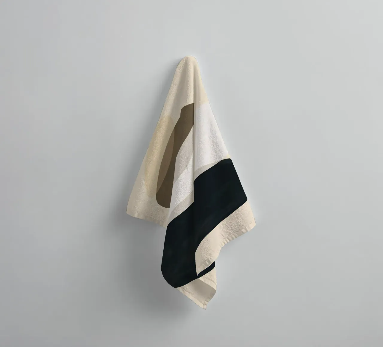Equilibrio trasparente | Design scandinavo asciugamano da bagno da Autofocus