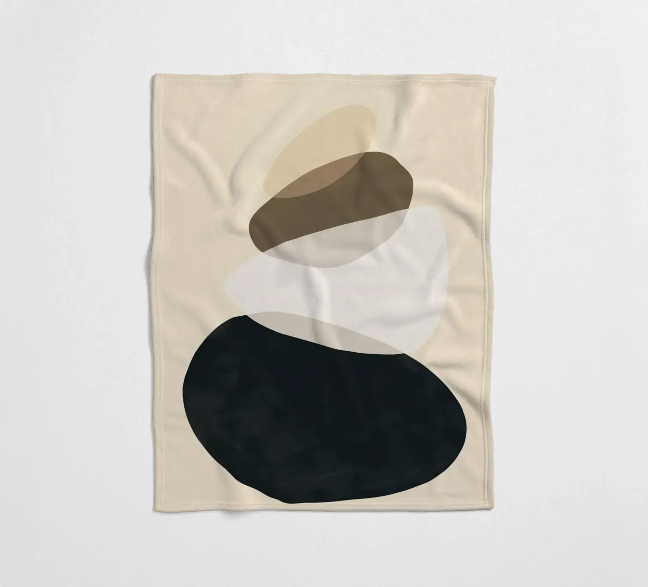 Equilibrio trasparente | Design scandinavo coperta in pile da Autofocus