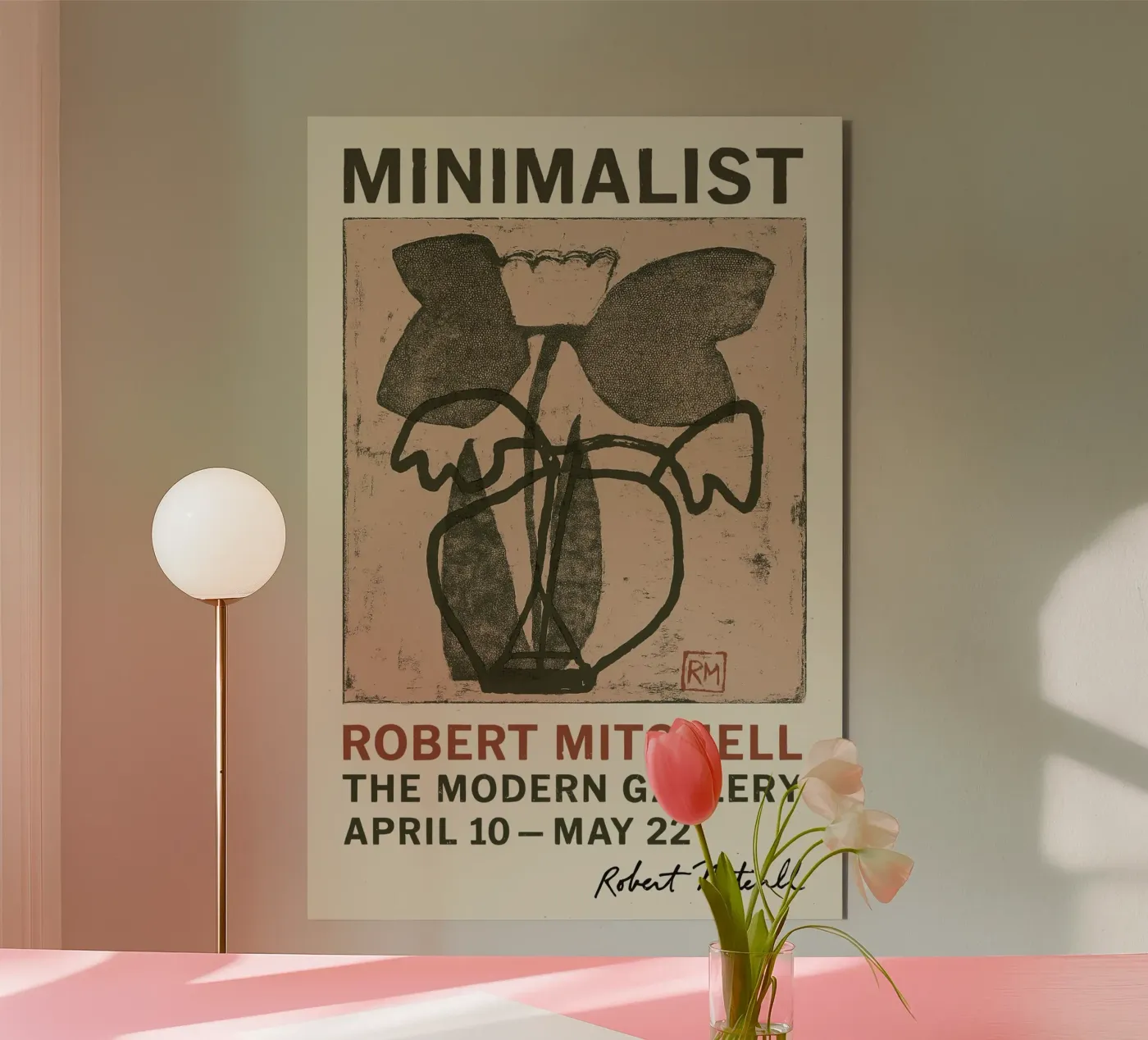 Robert Mitchell Poster alluminio dibond da treechild