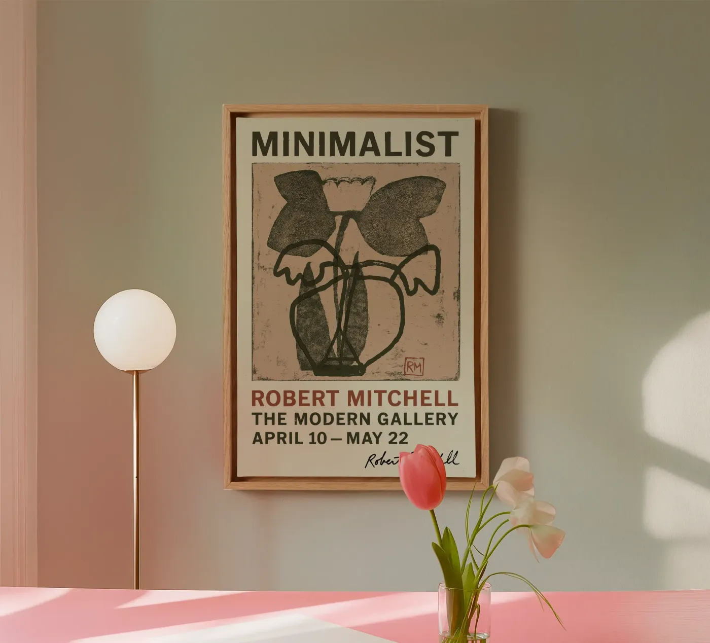 Robert Mitchell Poster tela da treechild
