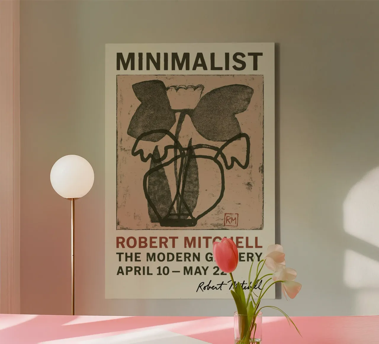 Robert Mitchell Poster tela con Cornice a cassetta da treechild