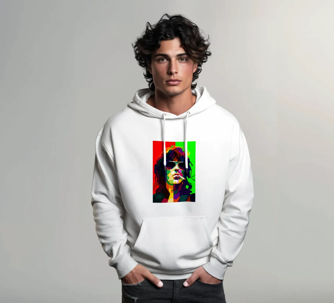 Keith Richards Rock Music Guitarra WPAP Trending Now sudadera con capucha de Artkreator
