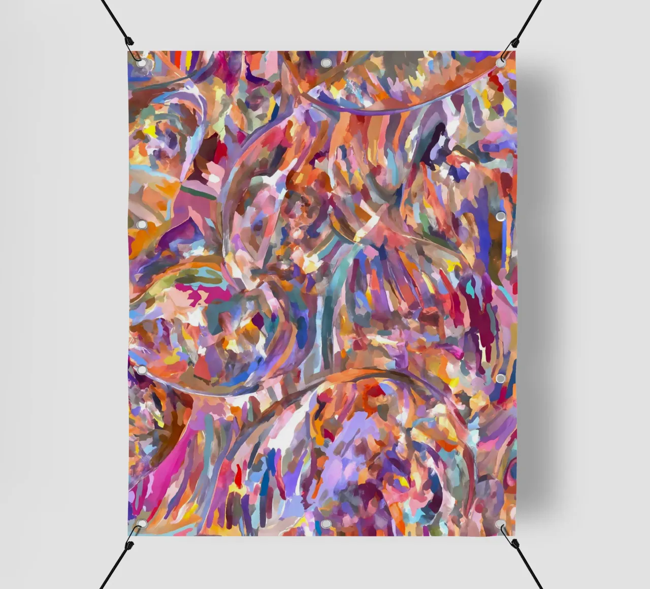 Umore n. 9: teoria del colore in movimento telo in pvc da 83oranges
