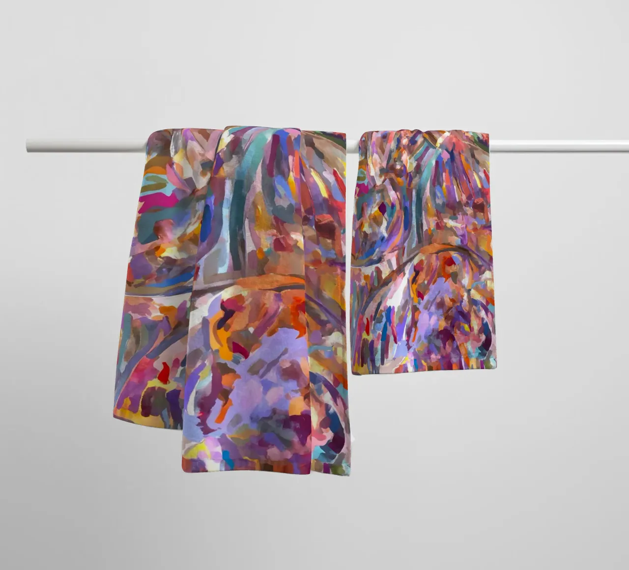 Umore n. 9: teoria del colore in movimento asciugamano da bagno da 83oranges