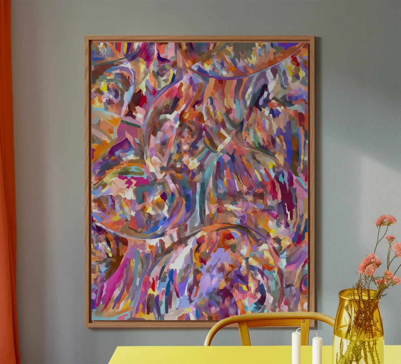Umore n. 9: teoria del colore in movimento alluminio dibond da 83oranges