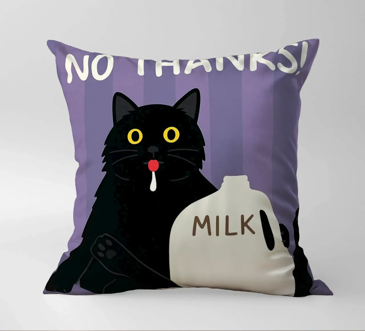 Gatto che beve latte cuscino da the gindils
