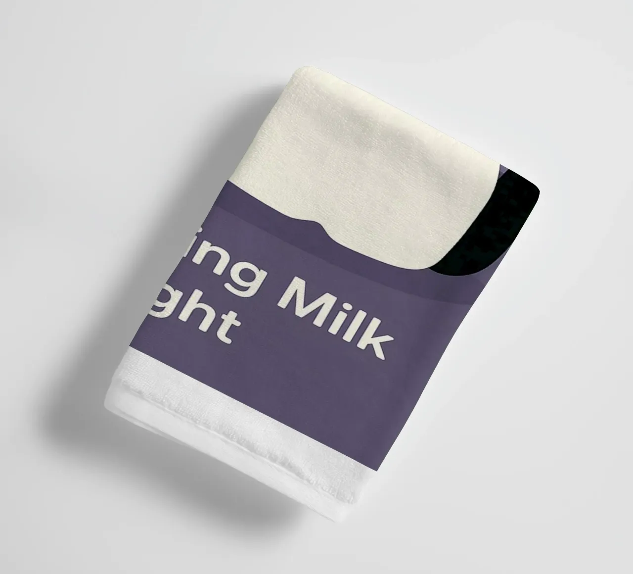 Gatto che beve latte asciugamano da bagno da the gindils