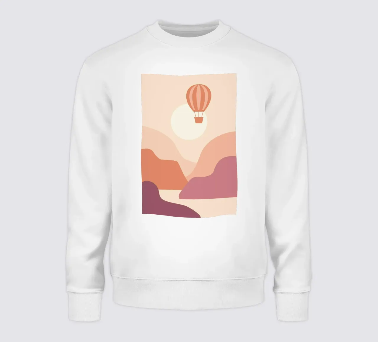 Ballooning at Sunset felpa da Pure