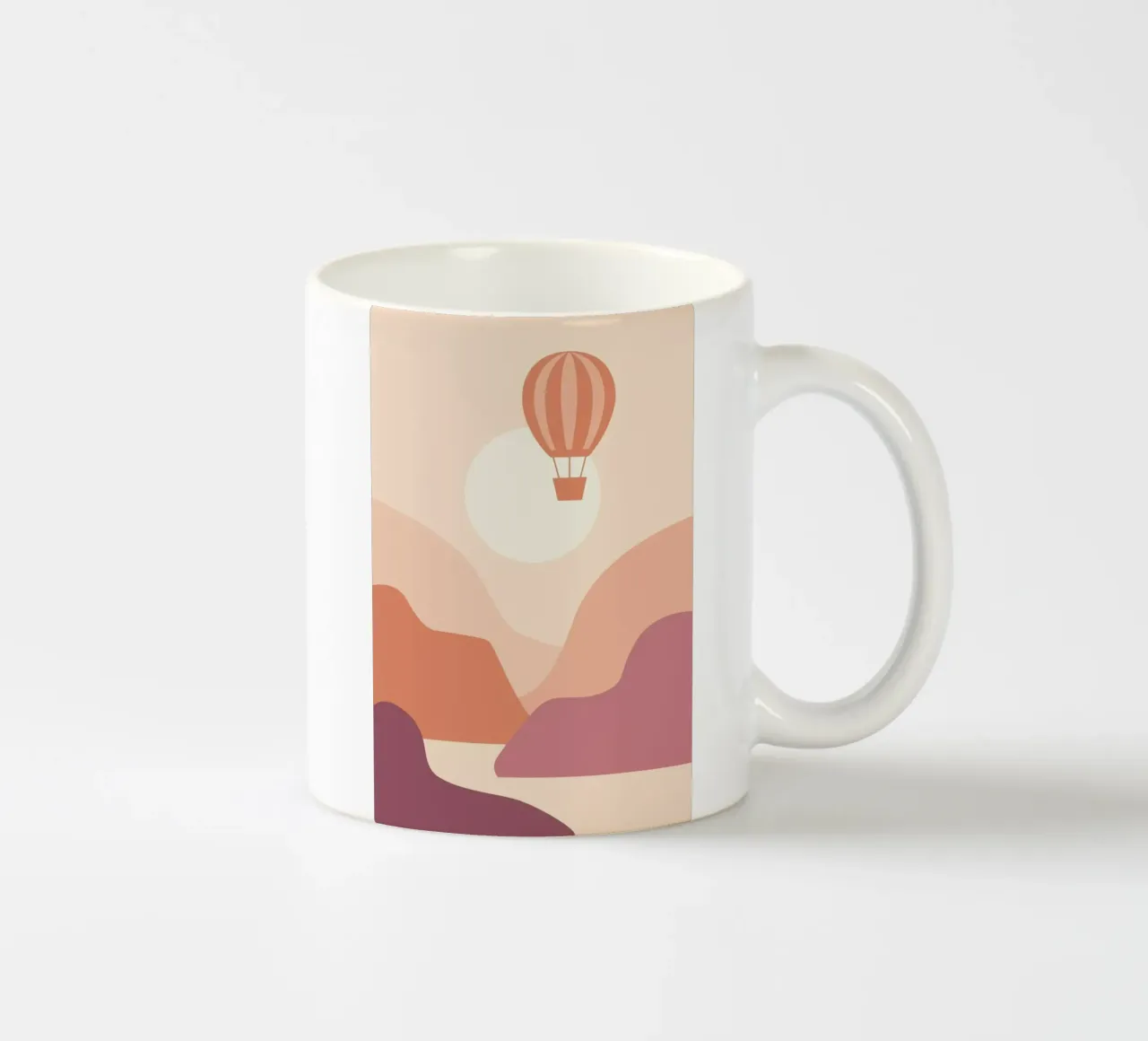 Ballooning at Sunset tazza in ceramica da Pure