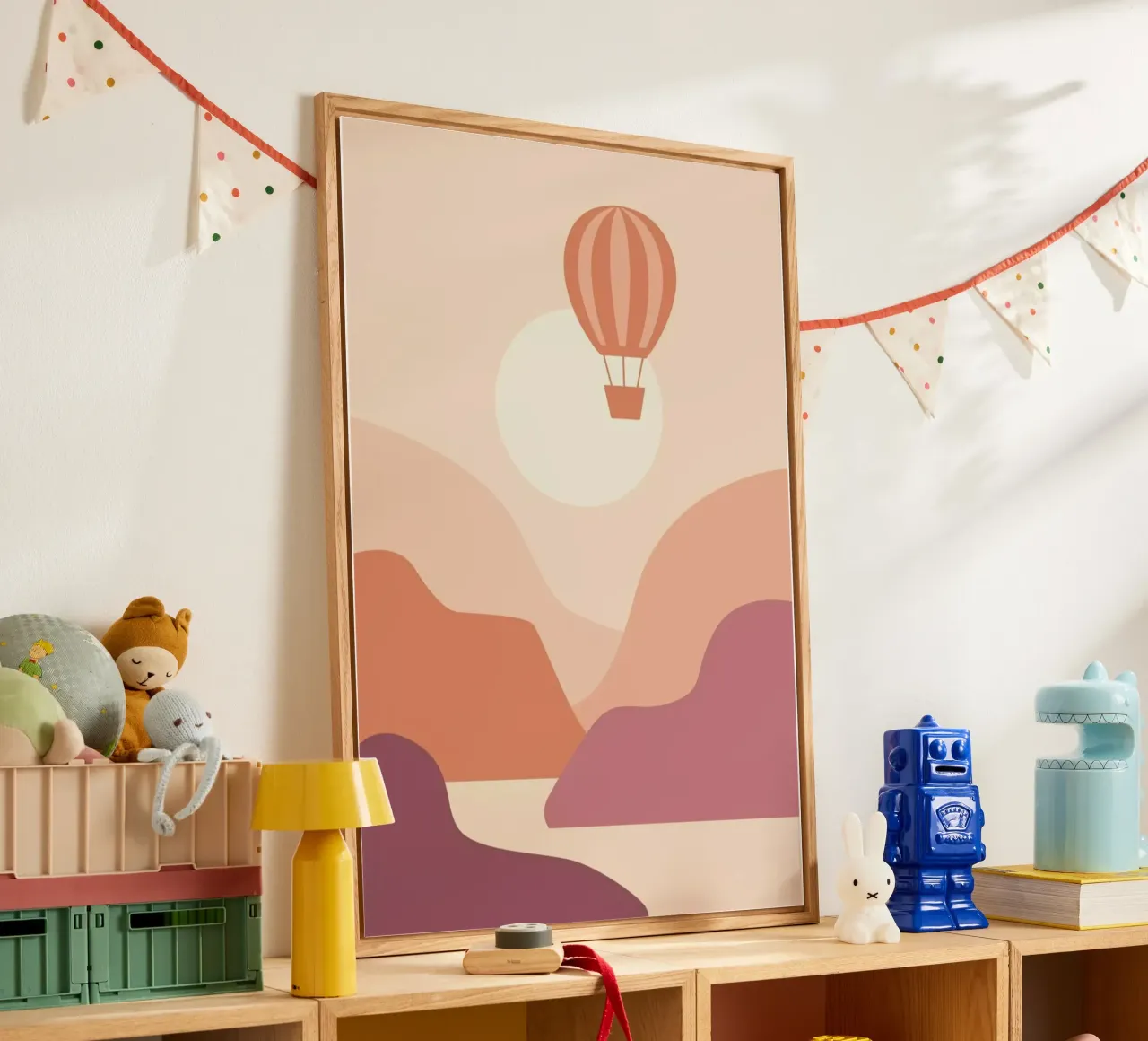 Ballooning at Sunset plexiglass da Pure