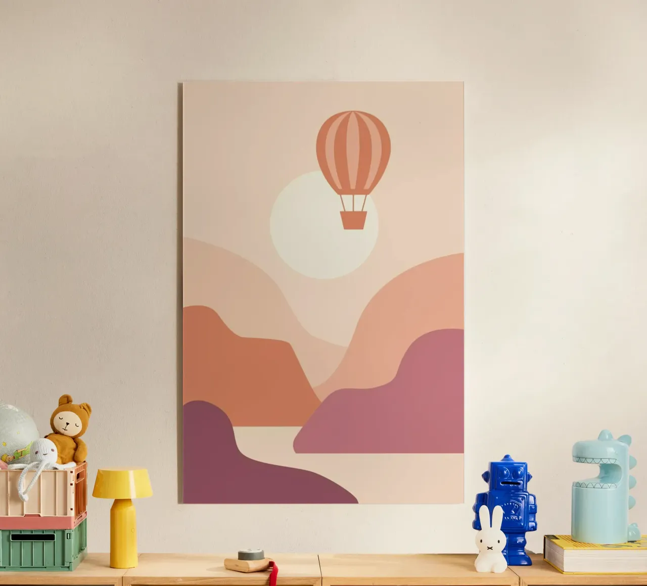 Ballooning at Sunset plexiglass da Pure