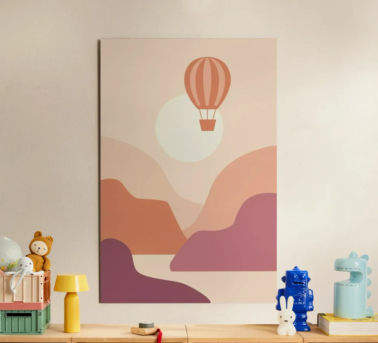 Ballooning at Sunset alluminio dibond da Pure