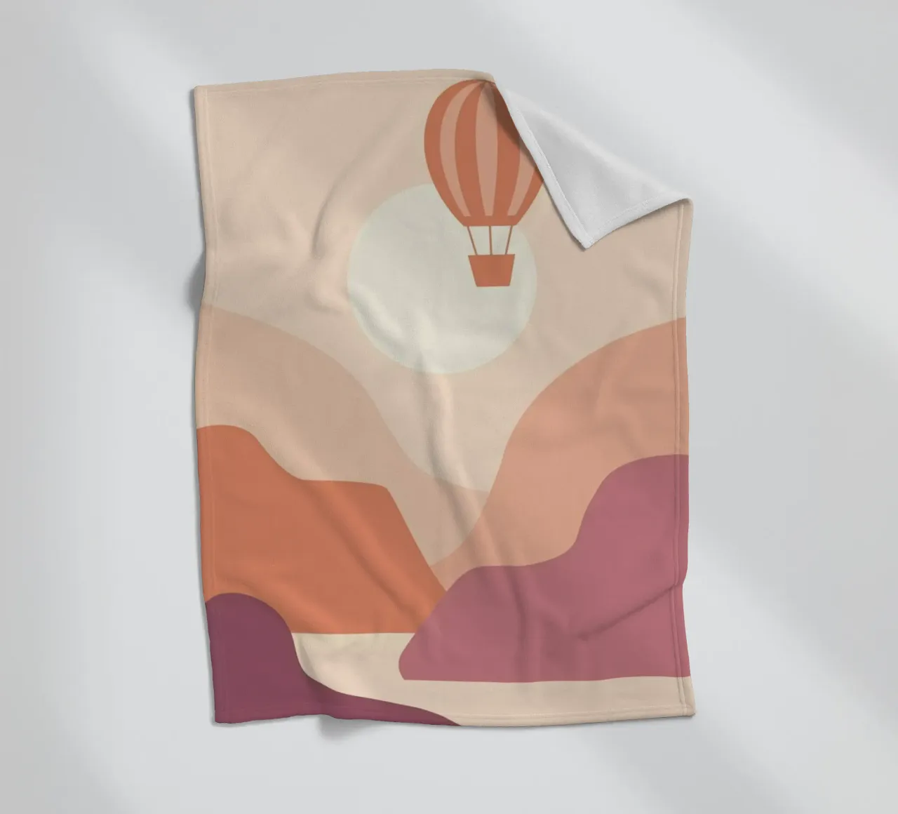 Ballooning at Sunset coperta in pile da Pure