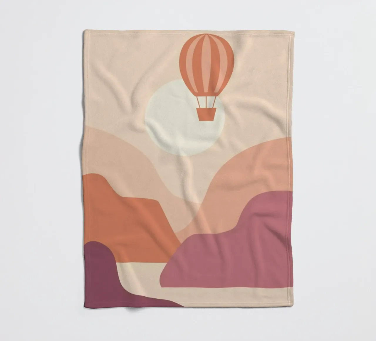 Ballooning at Sunset coperta in pile da Pure