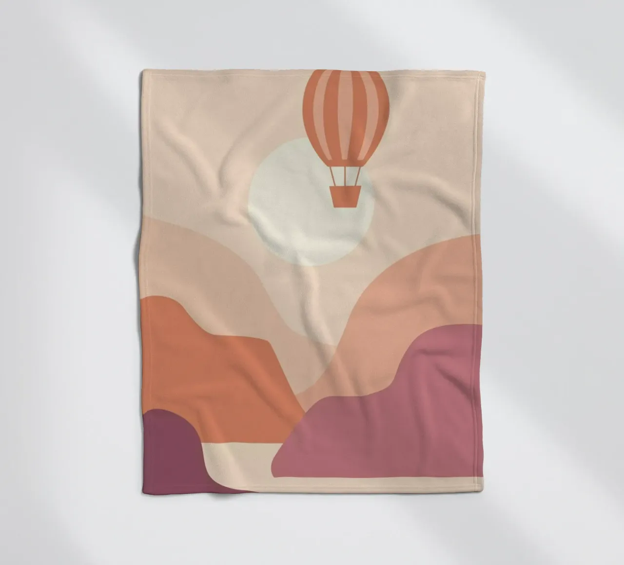 Ballooning at Sunset coperta in pile da Pure