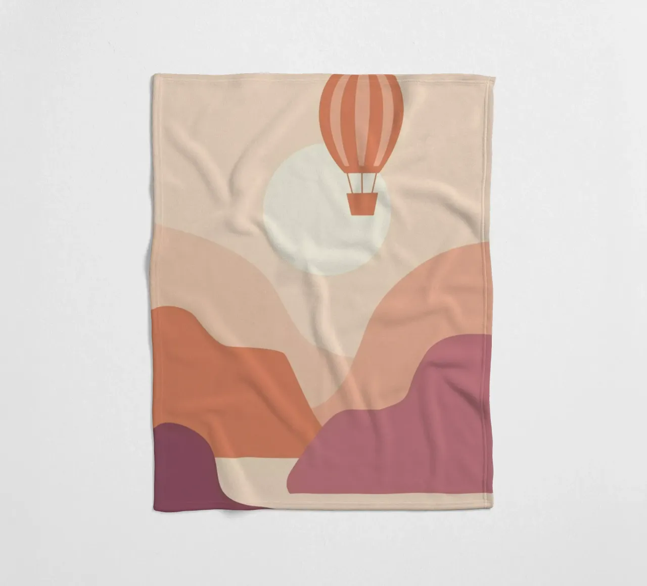 Ballooning at Sunset coperta in pile da Pure