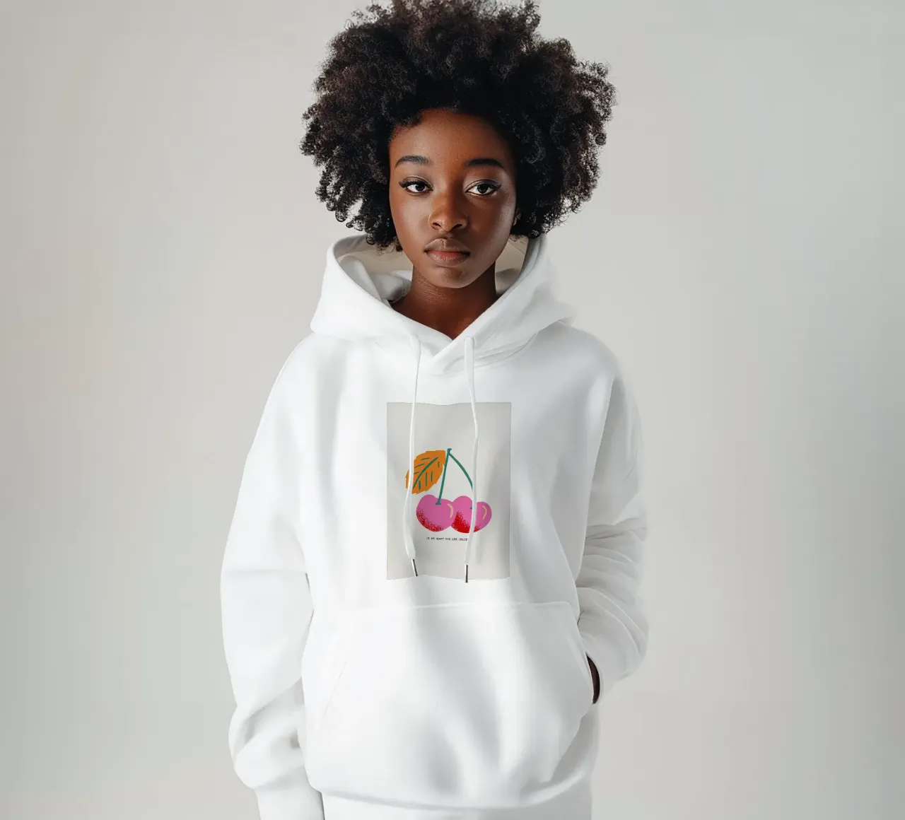 Queste non sono ciliegie felpa con cappuccio da carrie Shop