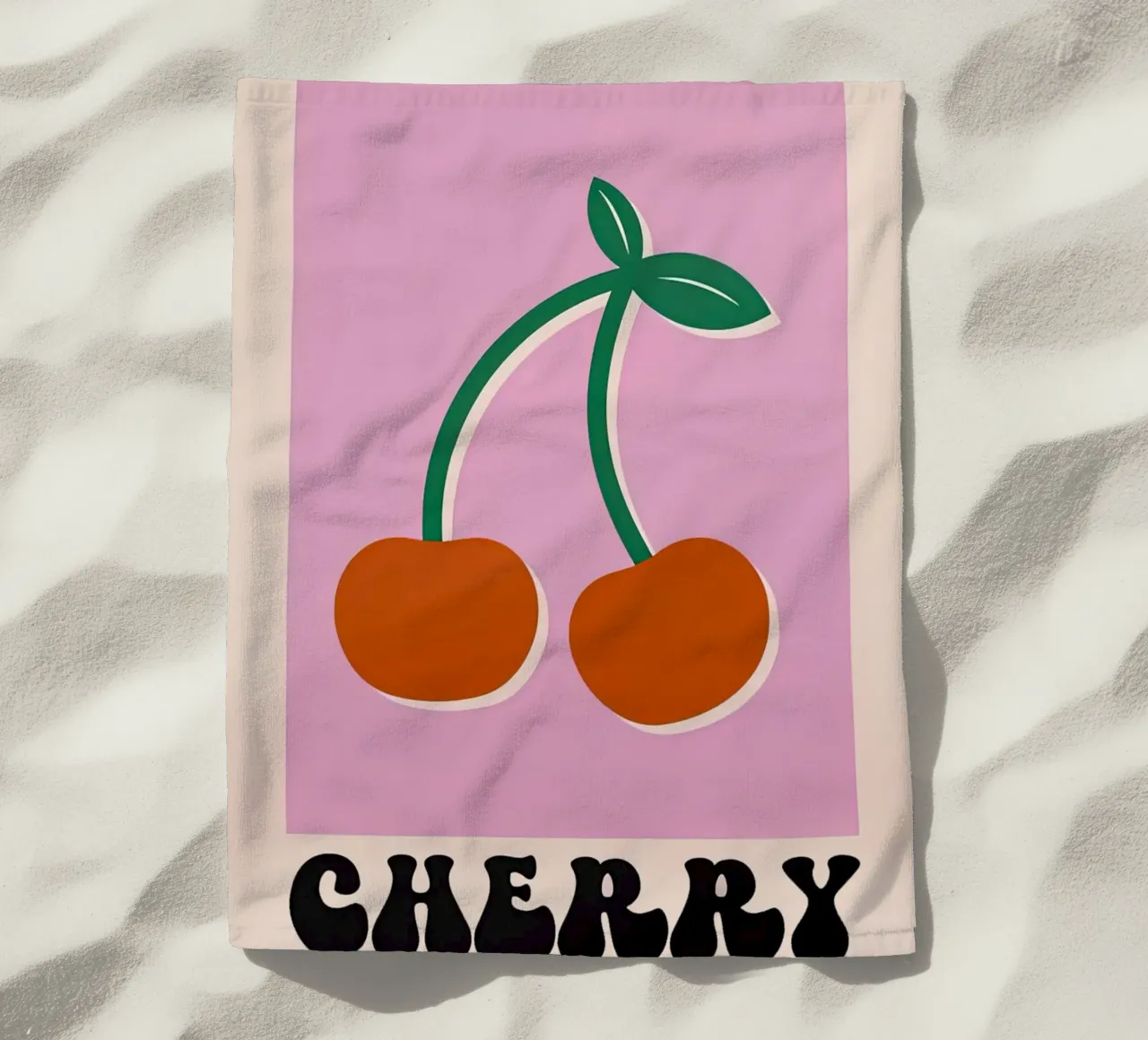 Rosa ciliegia telo mare da carrie Shop