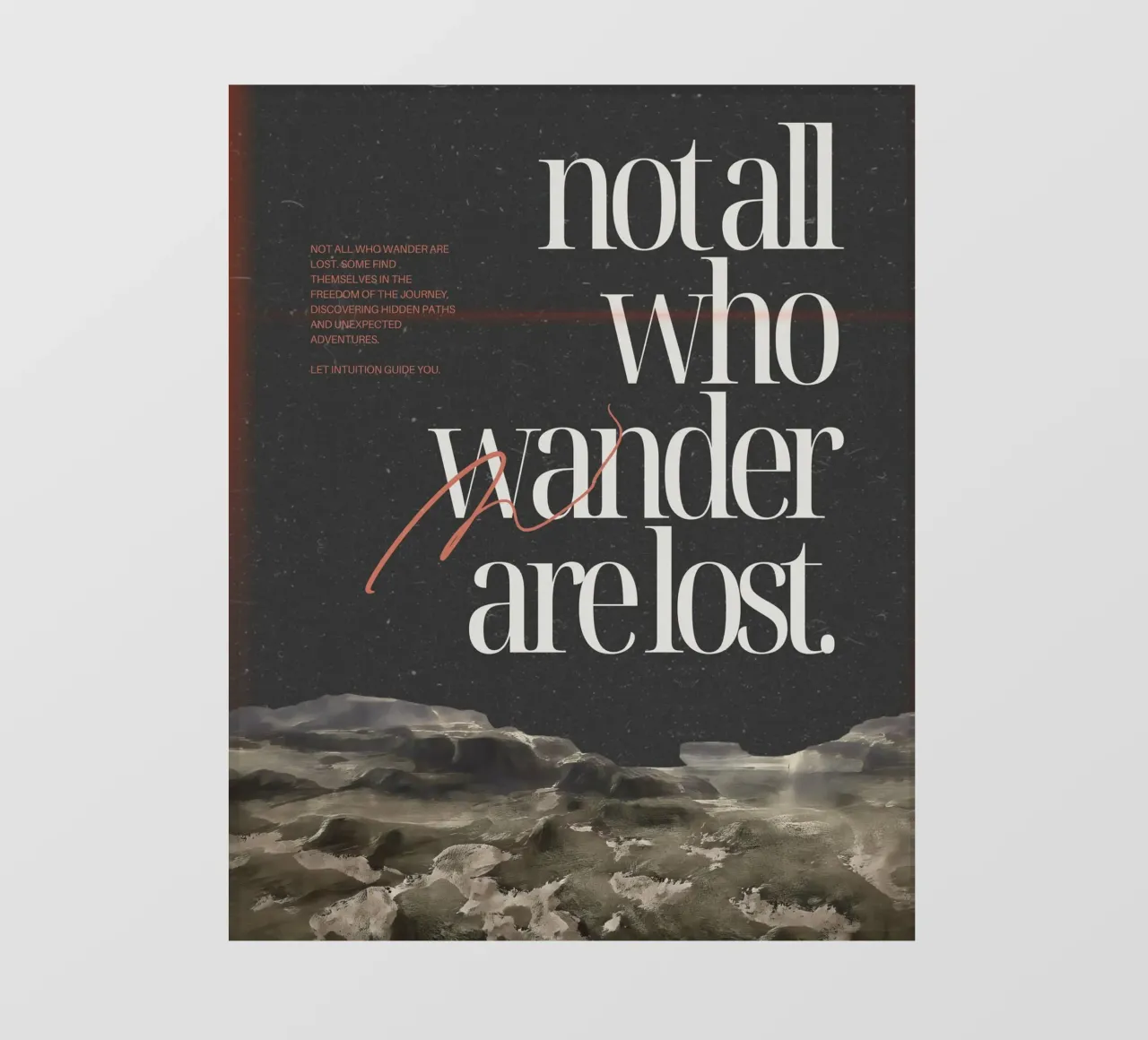 finding yourself pellicola backlit da Ambition Wall