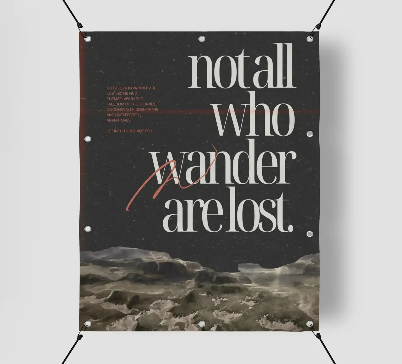 finding yourself telo in pvc da Ambition Wall