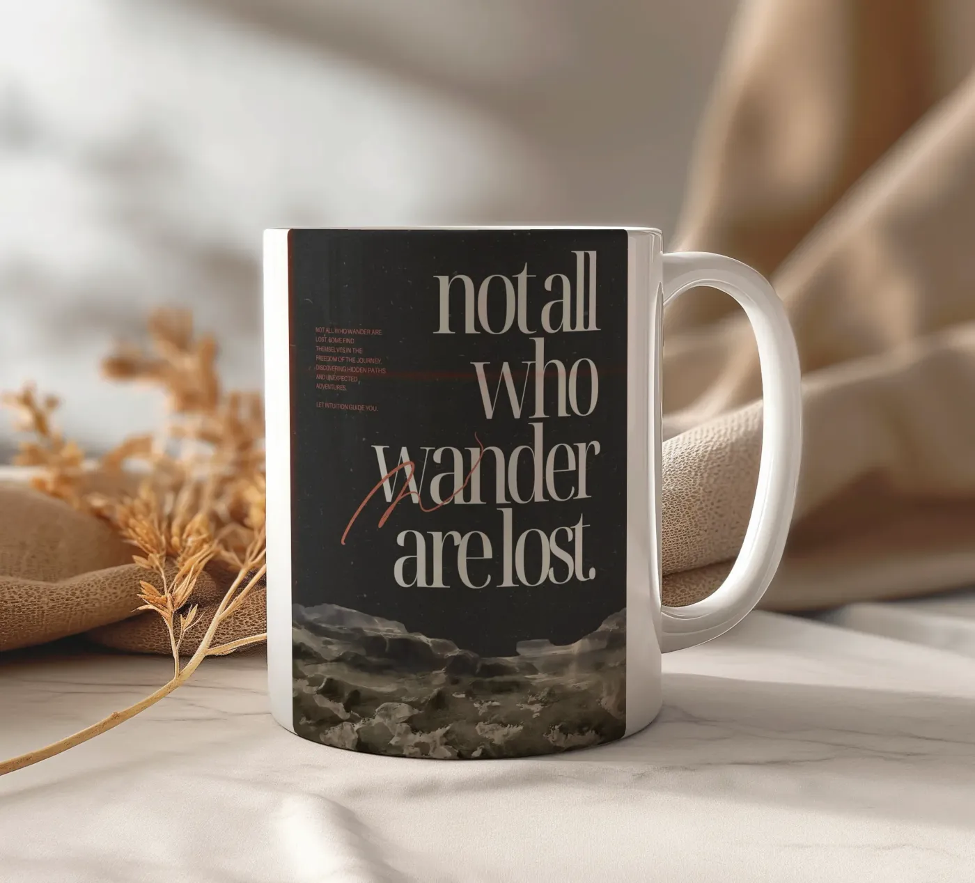 finding yourself ceramic mug by pixelflow