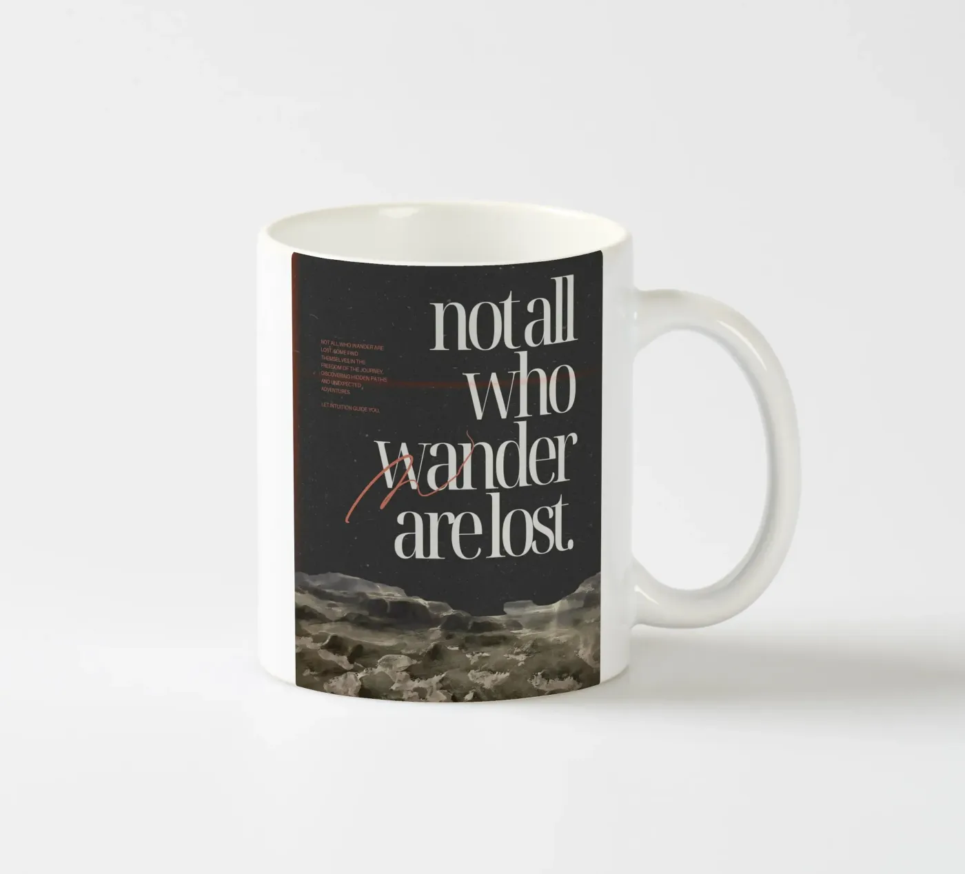 finding yourself ceramic mug by pixelflow