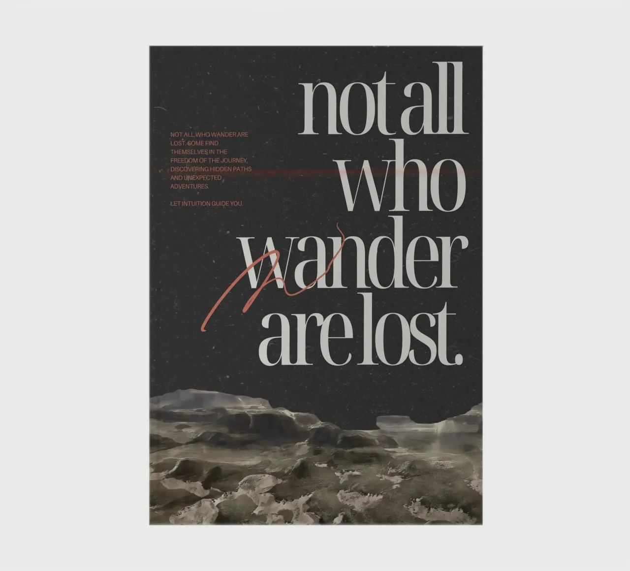 finding yourself carnet de notes de Ambition Wall