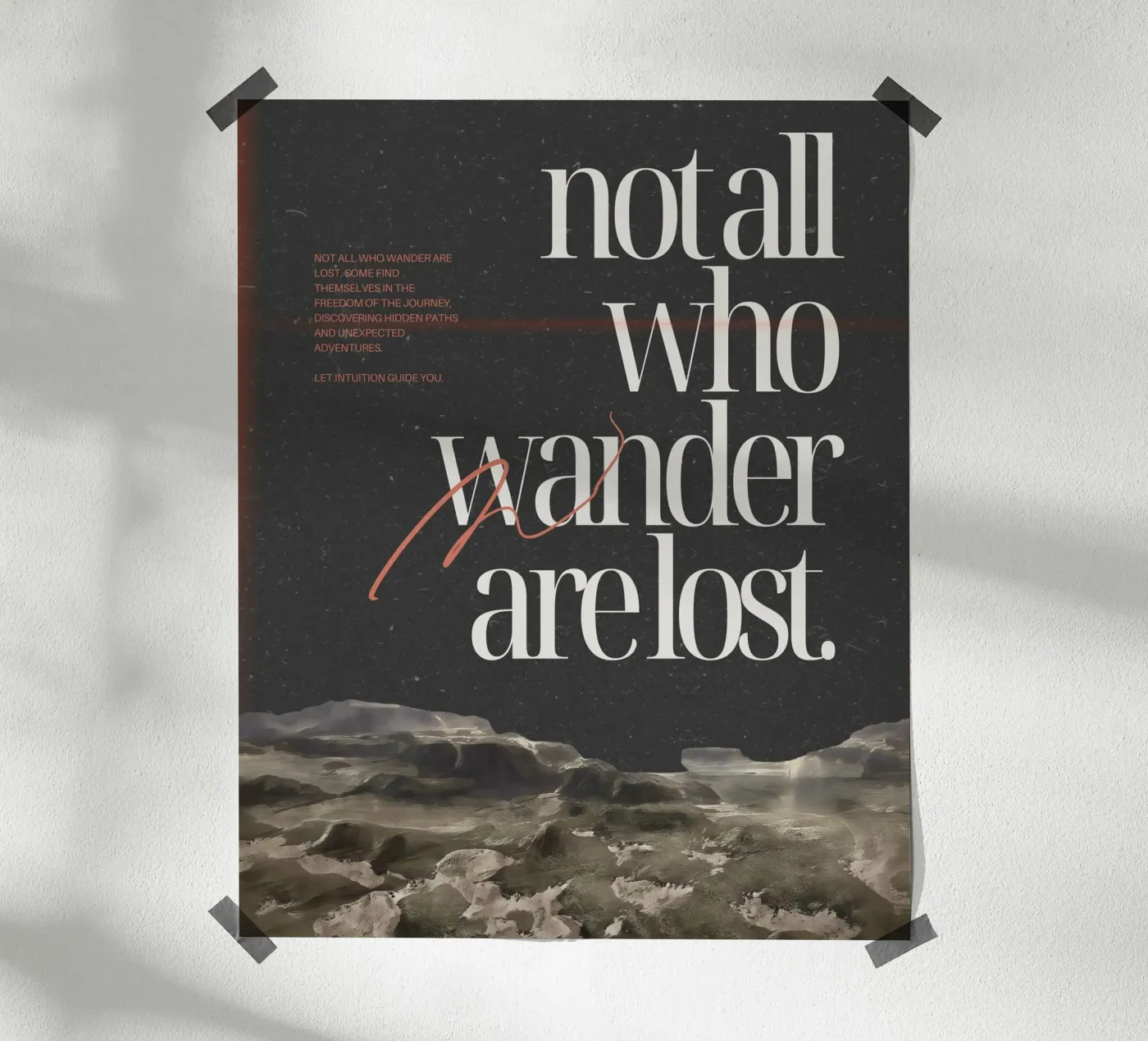 finding yourself Poster von pixelflow