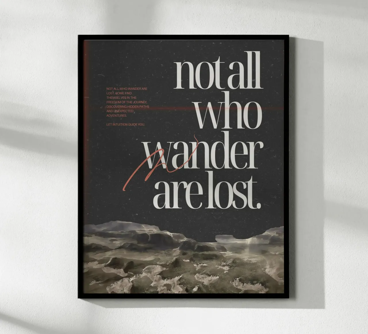 finding yourself poster da Ambition Wall