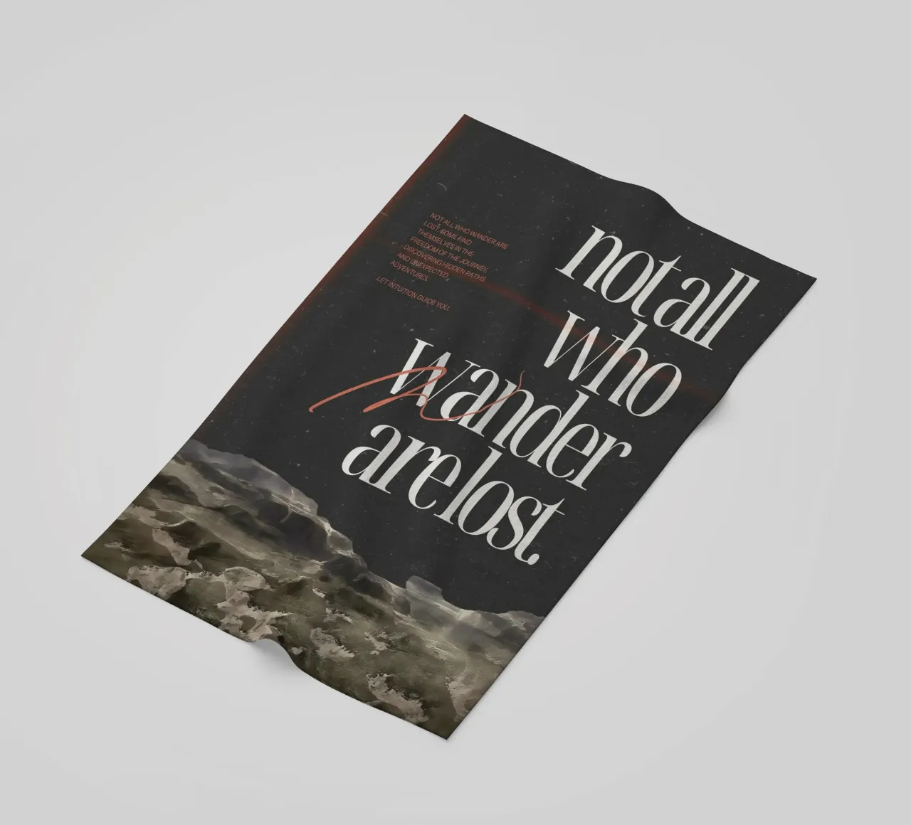 finding yourself telo mare da Ambition Wall