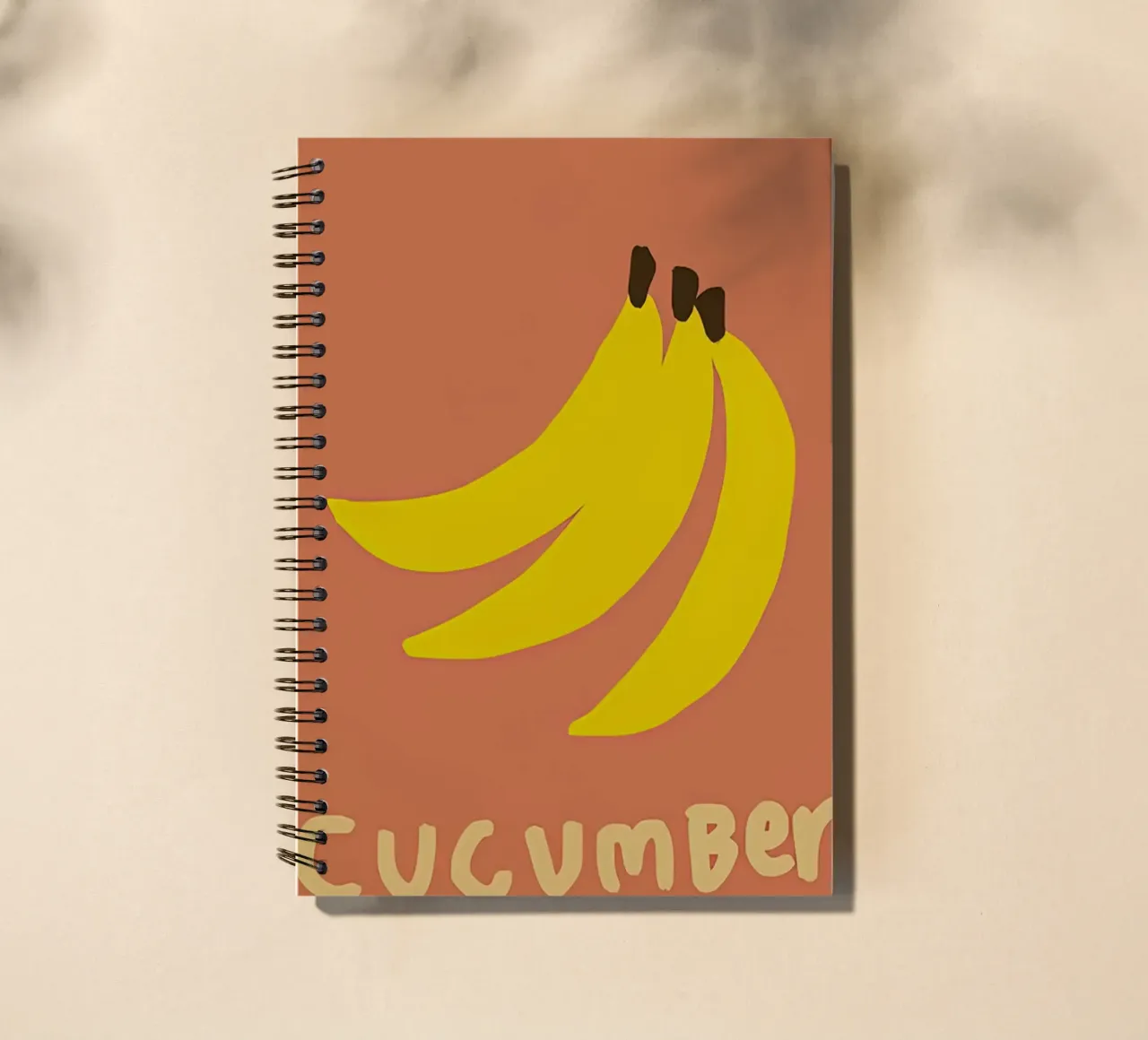 Cucumber spiral notebook by carrie Shop