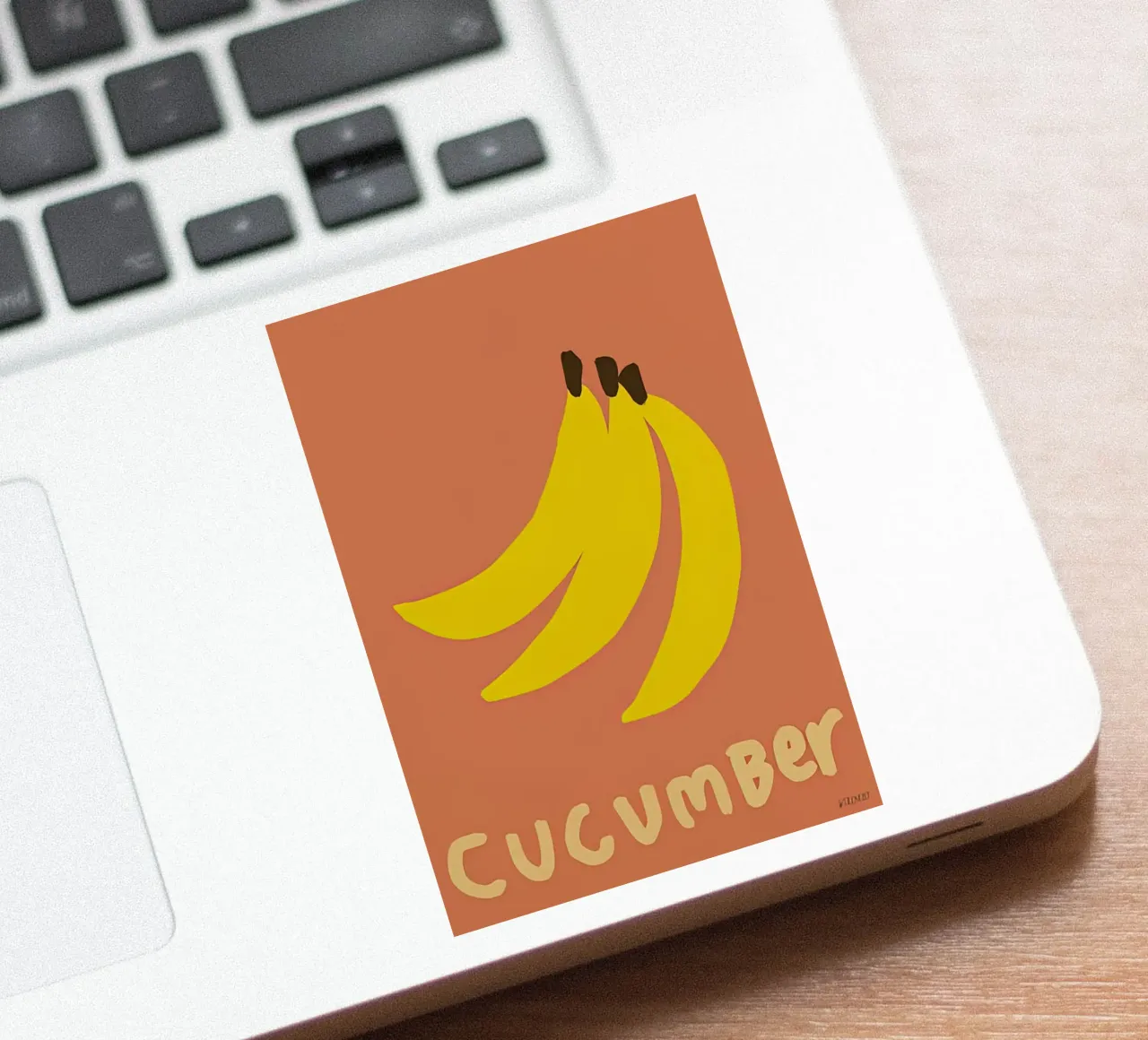 Cucumber sticker by carrie Shop