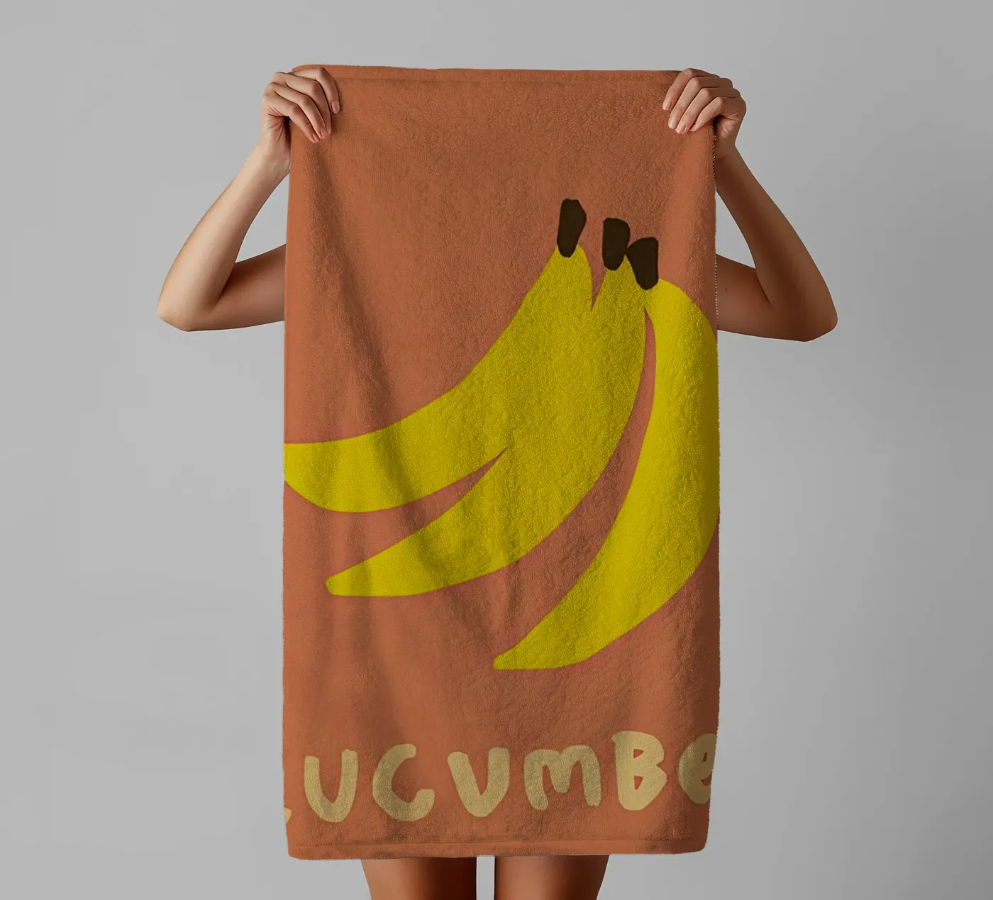 Cucumber towel by carrie Shop