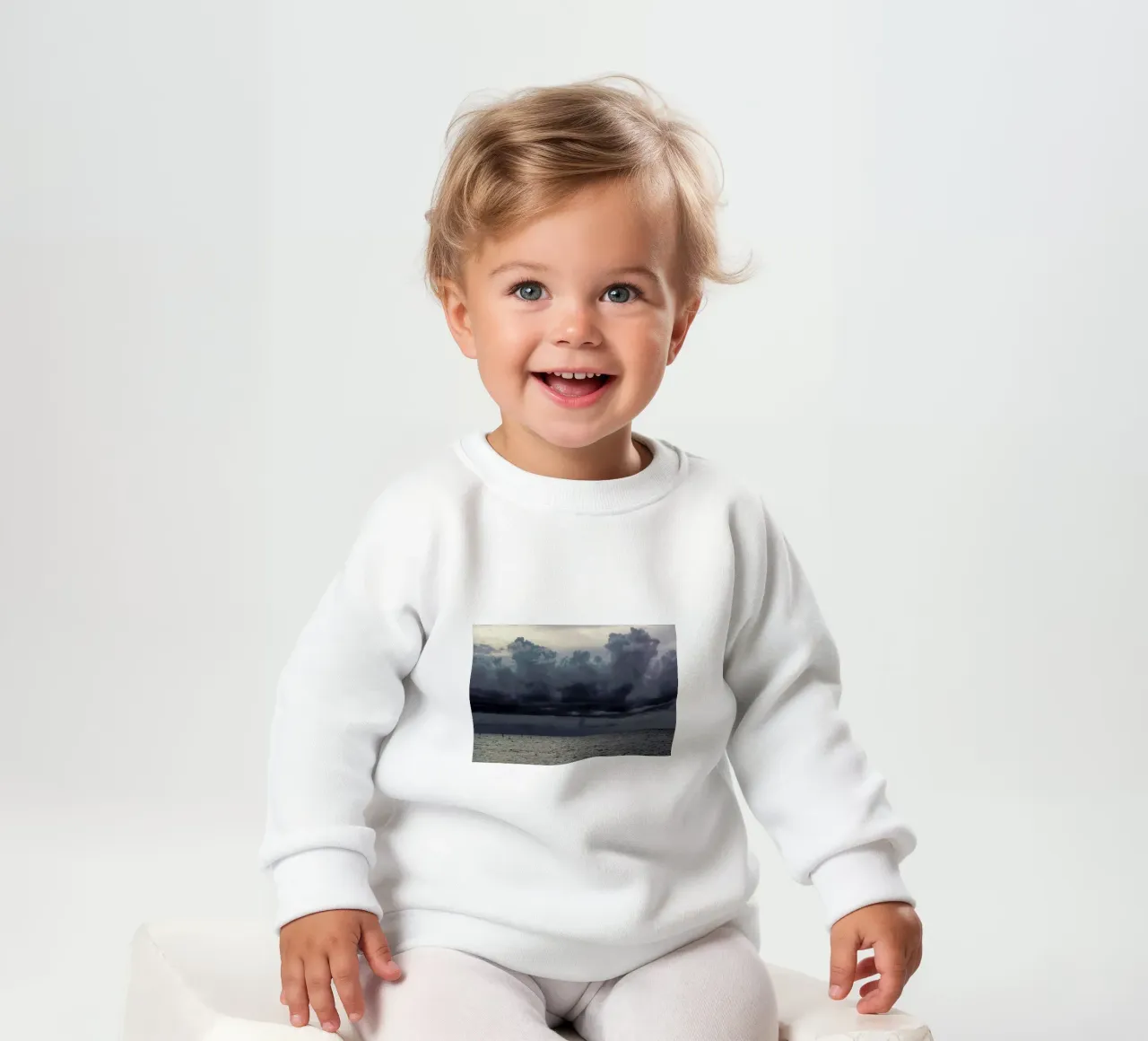 Seaside #8 baby sweatshirt by Tal Paz-Fridman
