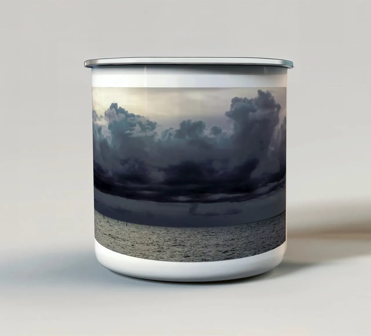 Seaside #8 enamel mug by Tal Paz-Fridman