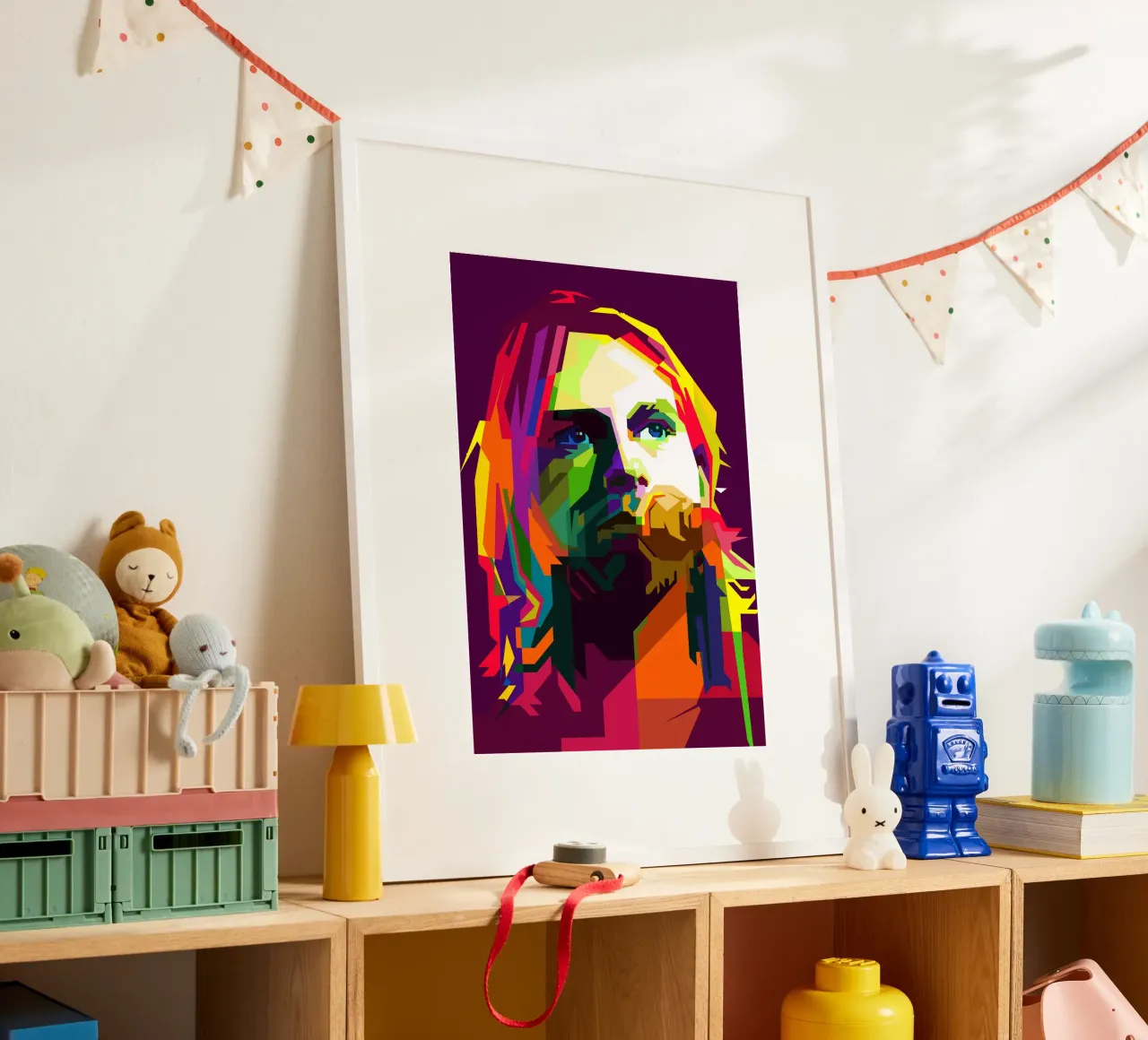 Kurt Cobain Grunge Singer WPAP Trending Now hahnemühle by Artkreator