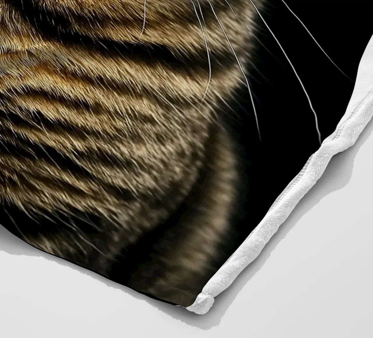 Gatto dimmi di sorridere, ti sfido coperta in pile da the gindils