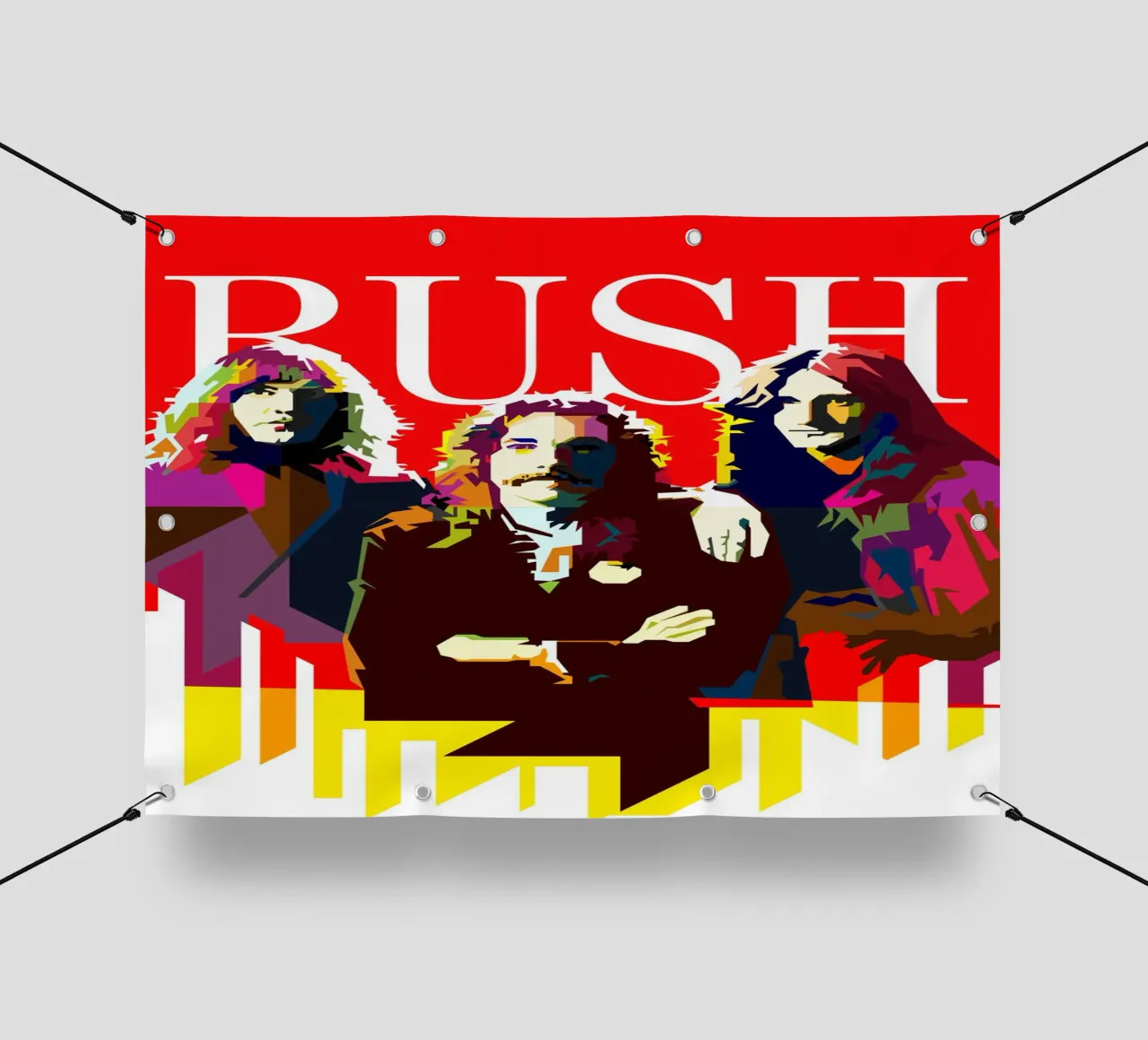 RUSH Rock Progresivo Trending Now lonas publicitarias de Artkreator