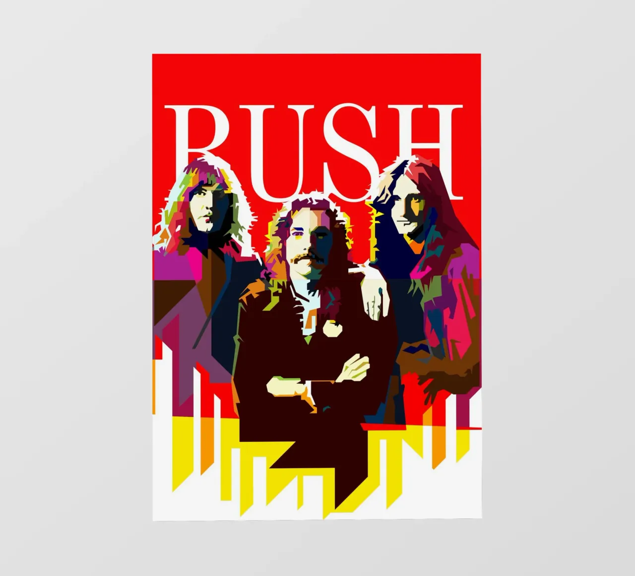 RUSH Rock Progresivo Trending Now lonas publicitarias de Artkreator