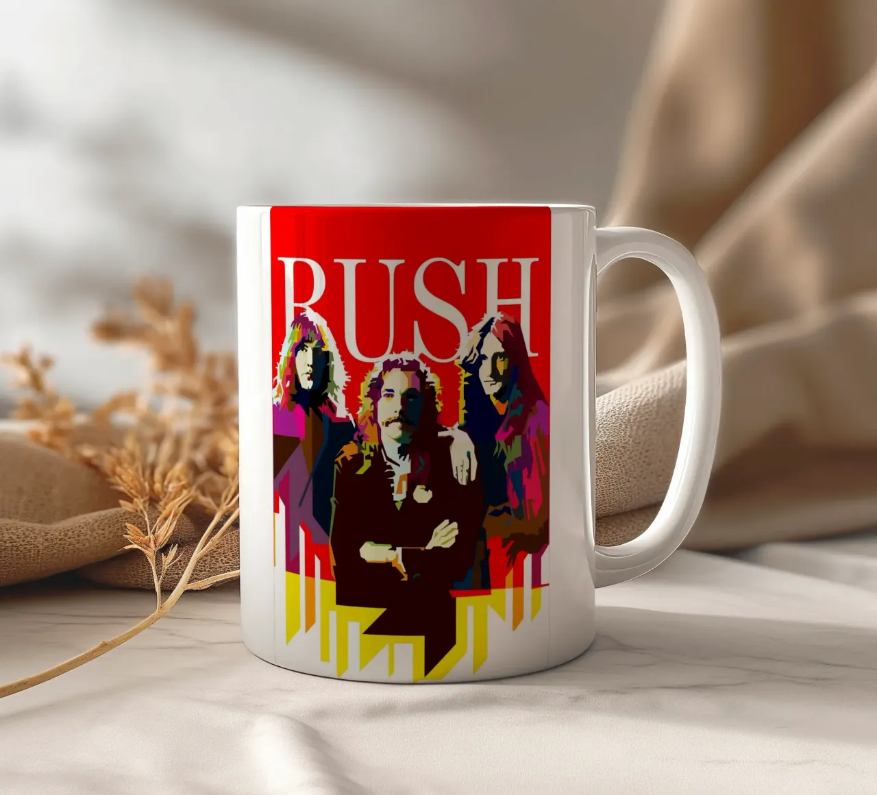 RUSH Rock Progressivo Di tendenza ora tazza in ceramica da Artkreator