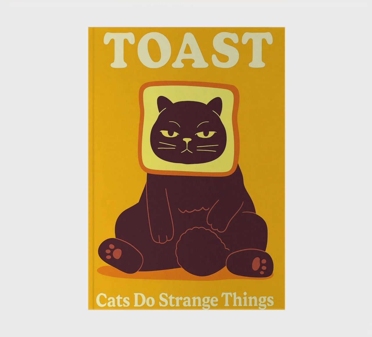 Toast pour chat Les chats font des choses étranges carnet de notes de the gindils