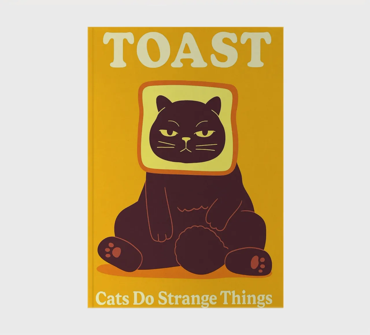 Cat Toast Cats do Strange Things notebook by the gindils