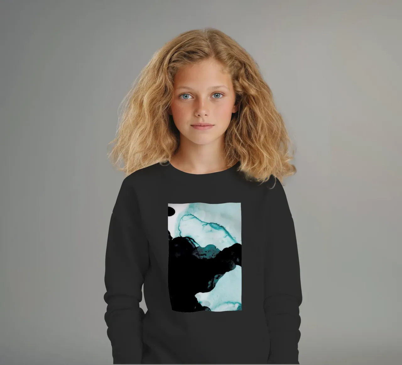 Abstract Forest 2 of 3 felpa bambino da Studio Nahili