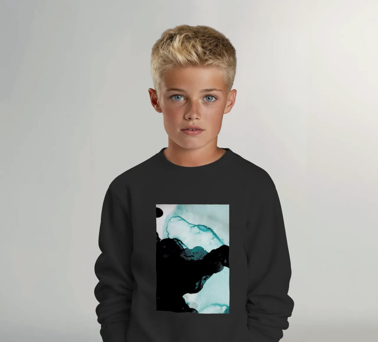 Abstract Forest 2 of 3 felpa bambino da Studio Nahili