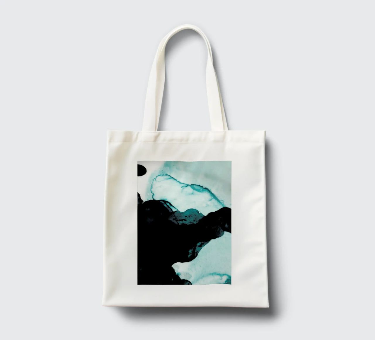 Abstract Forest 2 of 3 borsa in juta da Studio Nahili