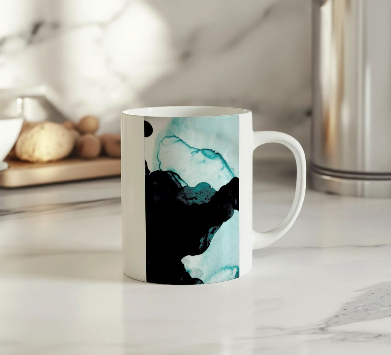 Abstract Forest 2 of 3 tazza in ceramica da Studio Nahili