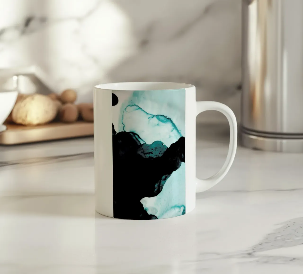 Abstract Forest 2 of 3 tazza in ceramica da Studio Nahili