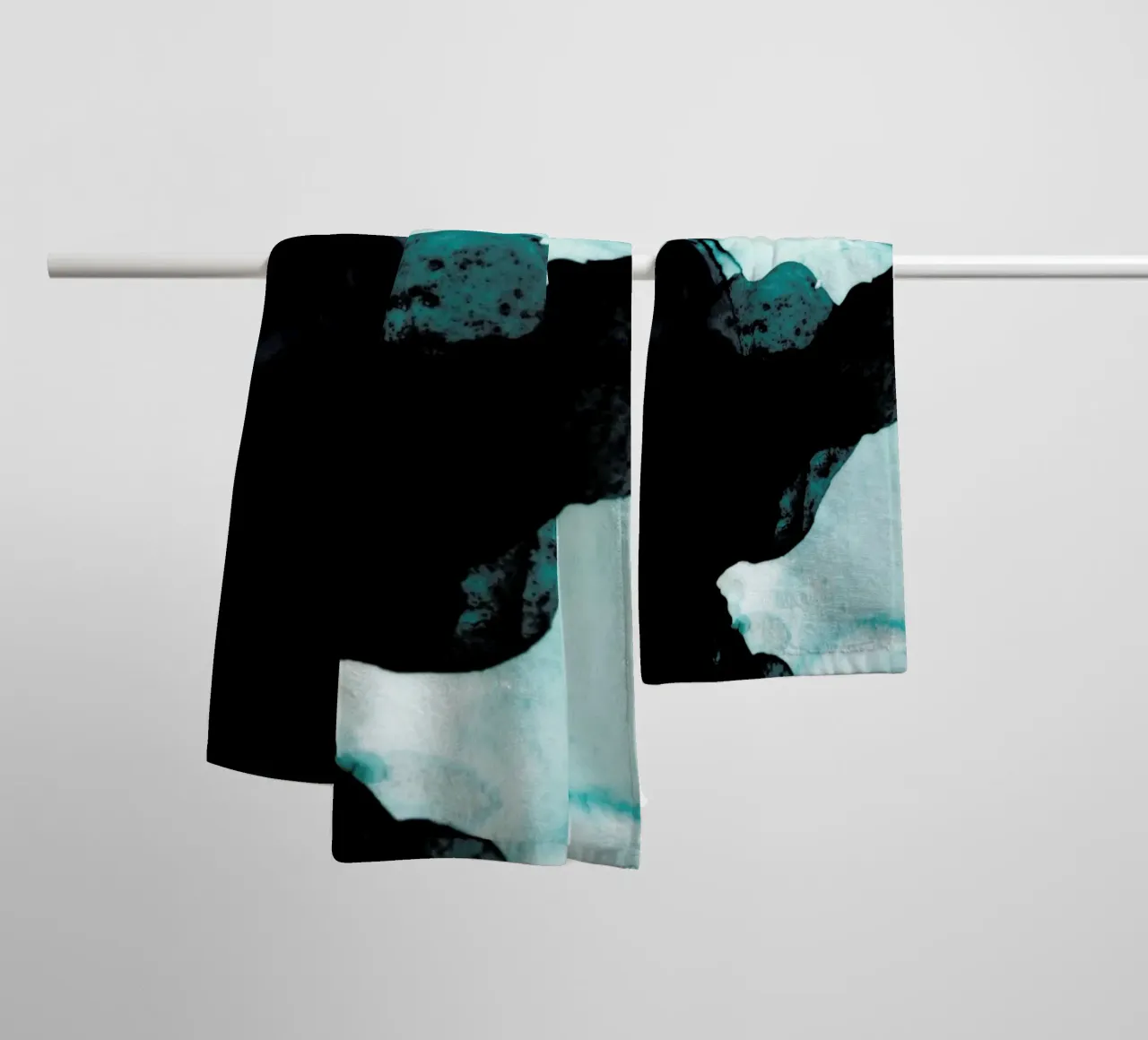Abstract Forest 2 of 3 asciugamano da bagno da Studio Nahili