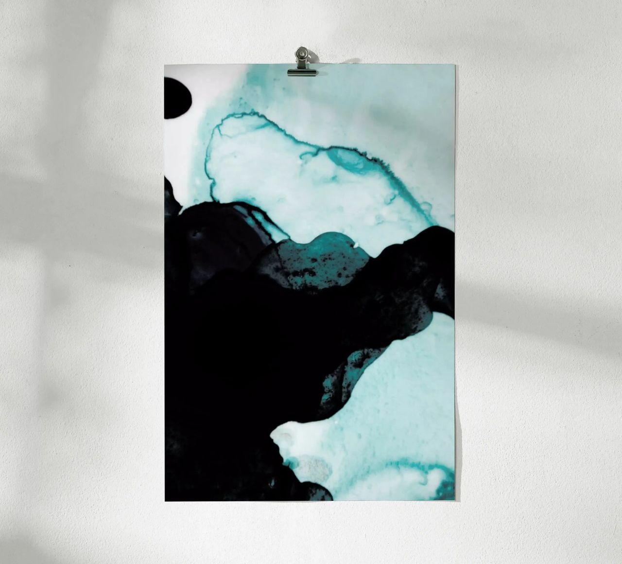 Abstract Forest 2 of 3 carta hahnemühle da Studio Nahili