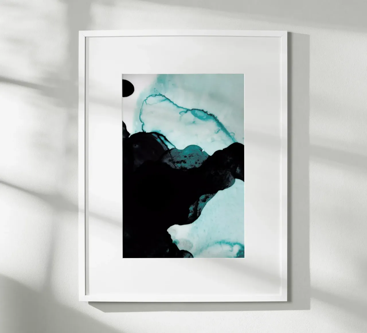 Abstract Forest 2 of 3 carta hahnemühle da Studio Nahili